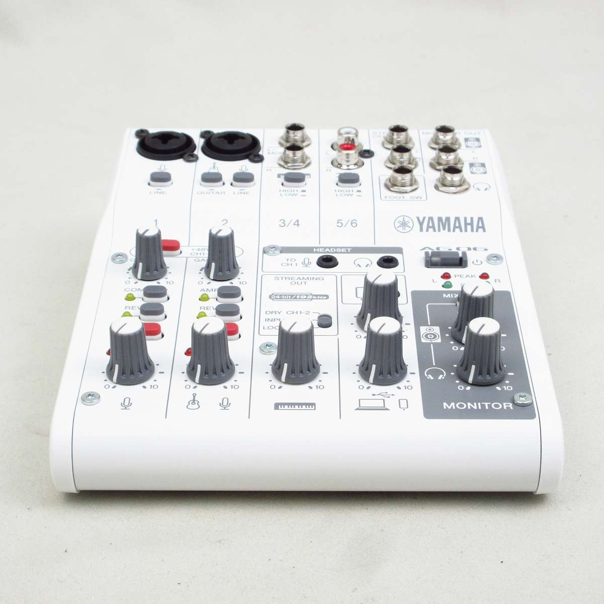 YAMAHA AG06MK2 W ライブストリーミングミキサー 【横浜店】（中古