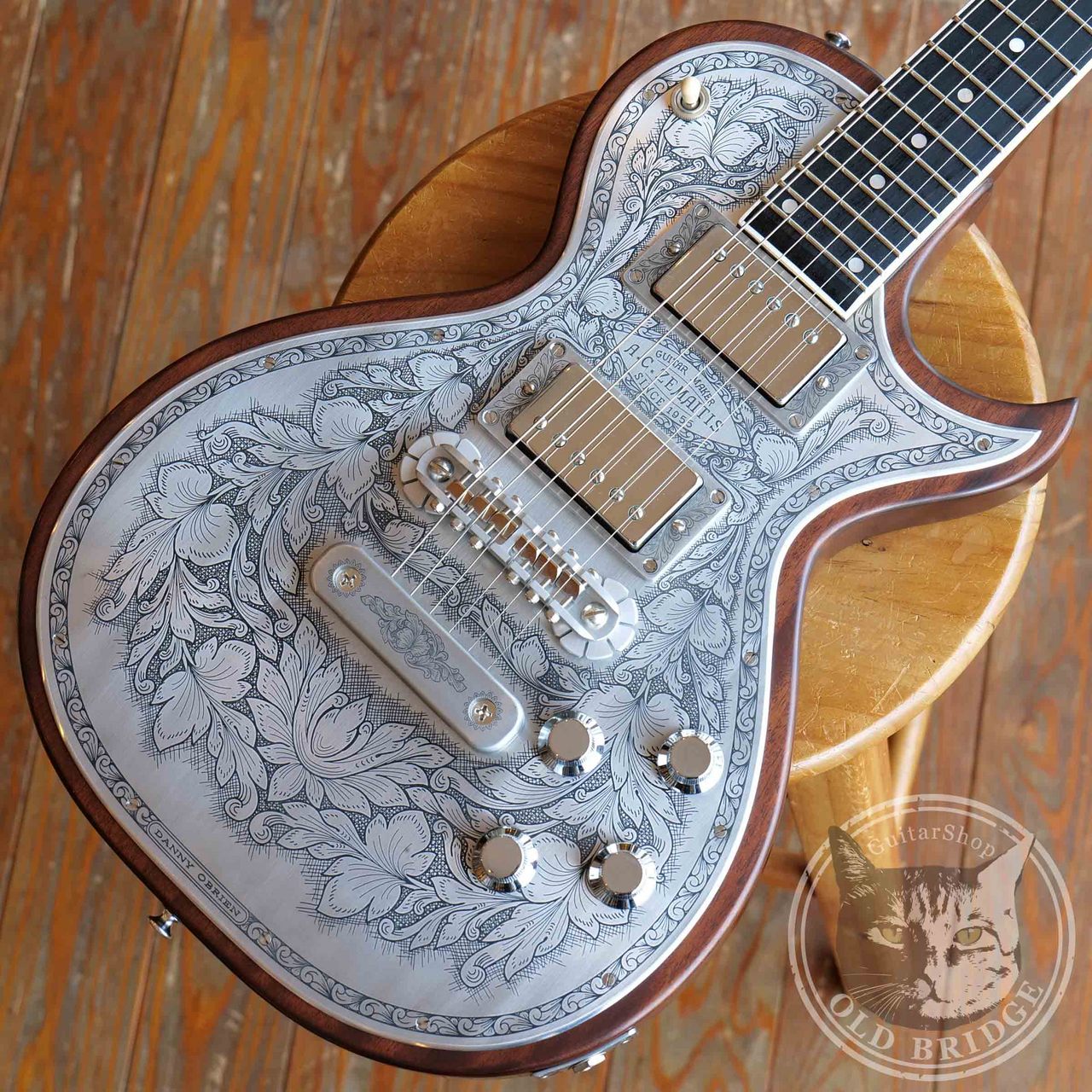 Zemaitis Custom Shop Metal Front Series CS24MF FR 4C Natural