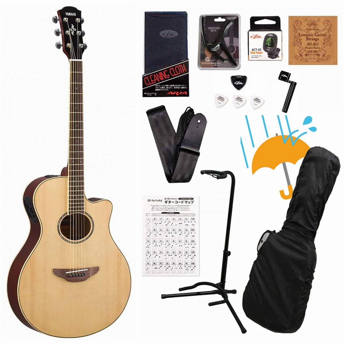 YAMAHA APX600NTソフトケース説明書付き