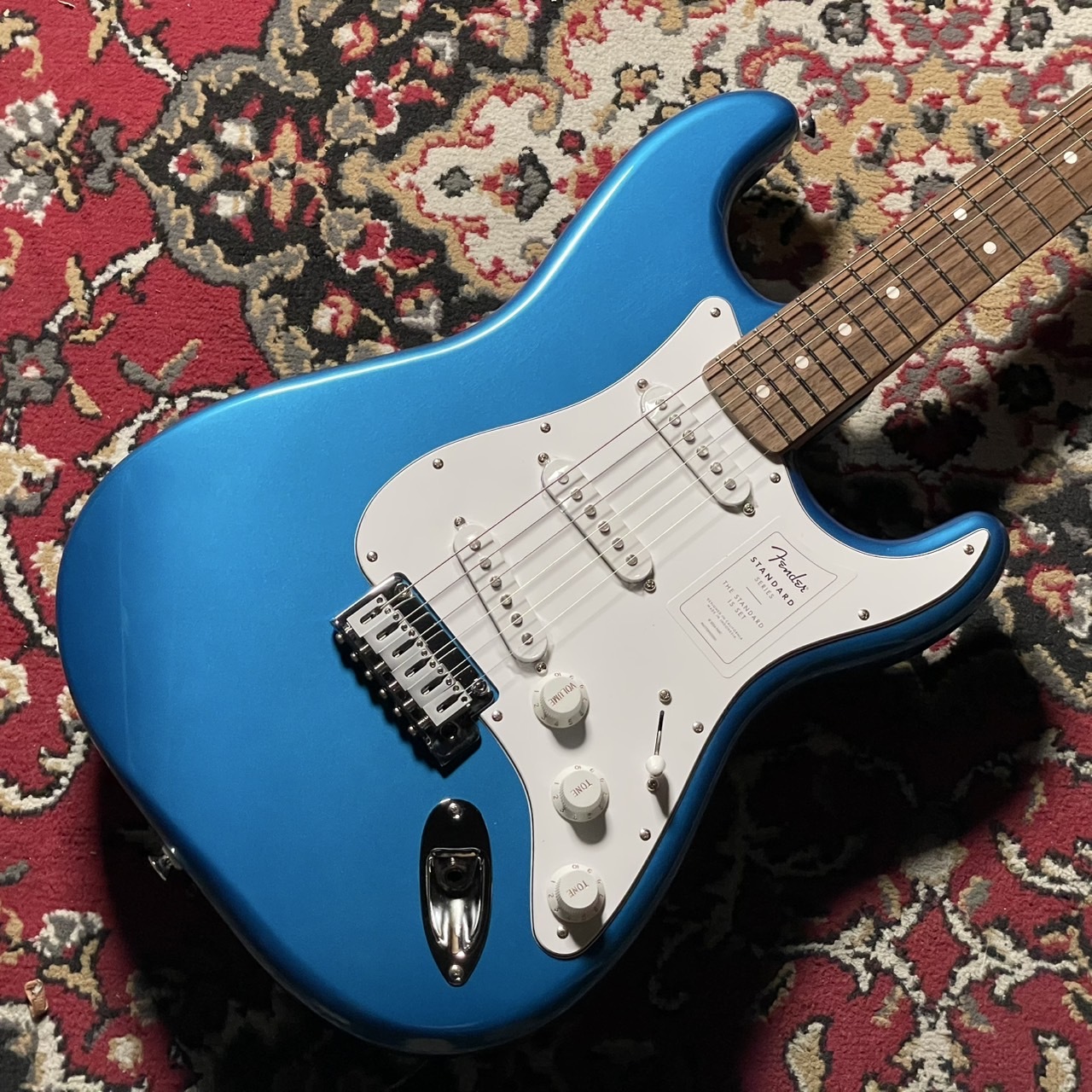 高評価レビュー Fender Standard Stratocaster Aqua Marine Metallic エレキ ギター