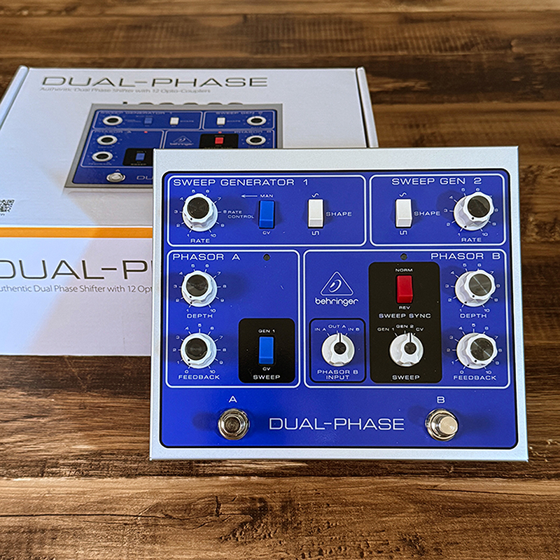 Behringer DUAL-PHASE デュアルフェーズエフェクター Behringer Dual-Phase – United States