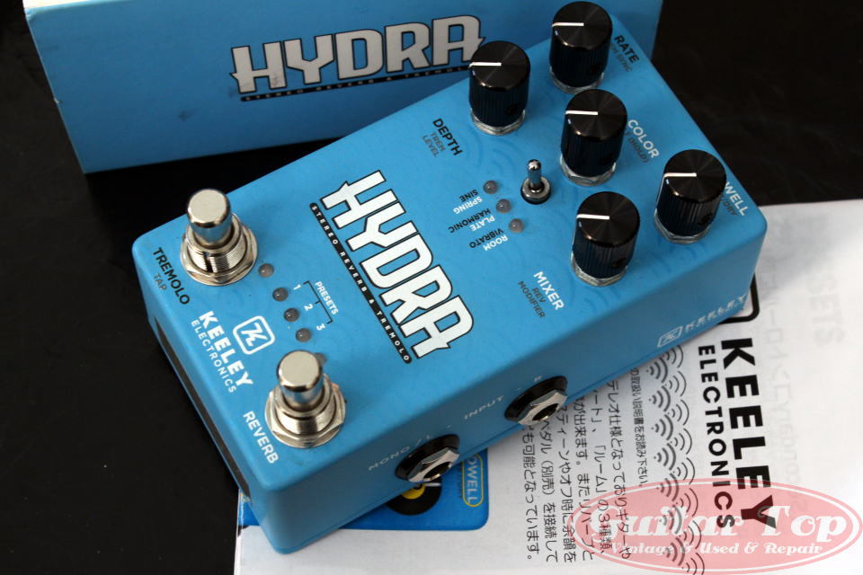新品 未使用 Keeley Electronics HYDRA HYDRA Stereo Reverb & Tremolo - Keeley Electronics Guitar Effects