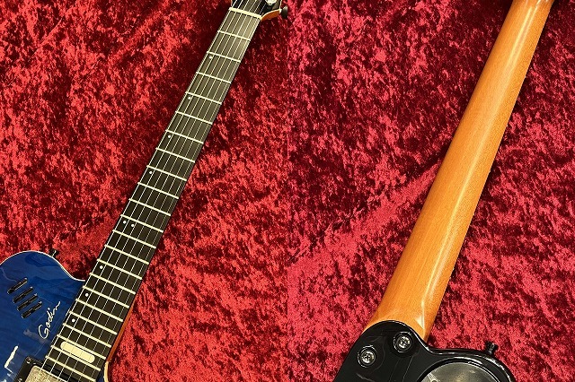 Godin LGXT エレキギター ブルー ギグバッグ付き ピエゾ出音不良あり。 Godin LGXT エレキギター ブルー ギグバッグ付き ピエゾ出音不良