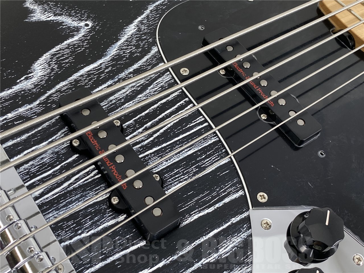 ESP AMAZE-AS-5(Black w/White Filler)（新品/送料無料）【楽器検索