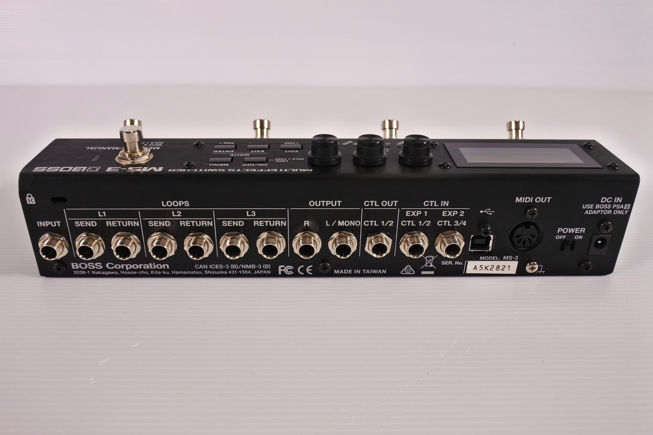 MS-3 Multi Effects Switcher M-AUDIO EX-PBOSS - ギター