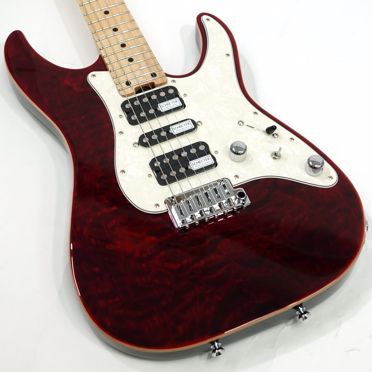SCHECTER SD-2-24-AL-VTR / Red / Maple Fingerboard 【OUTLET
