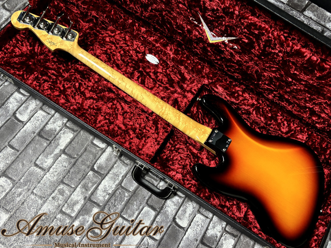 Fender Custom Shop 62 Jazz Bass NOS # 3TS 2020年製【AA BIRDSEYE