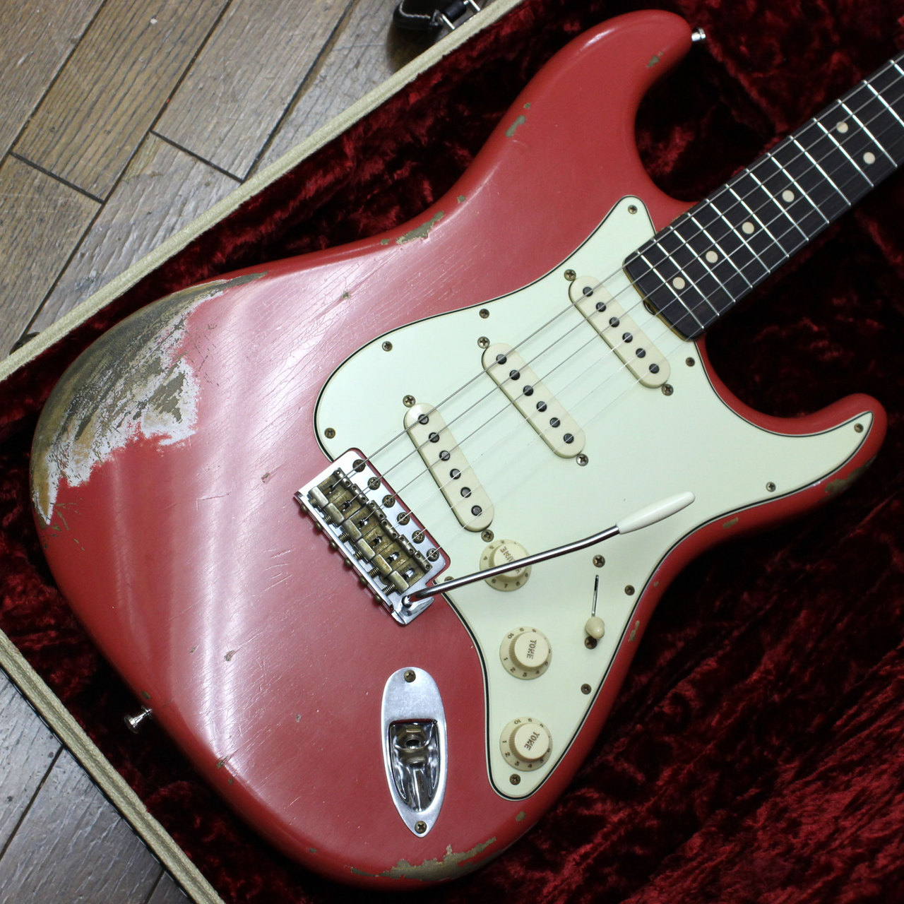 Fender Custom Shop LTD Heavt Relic 1963 Stratocaster Fiesta Red