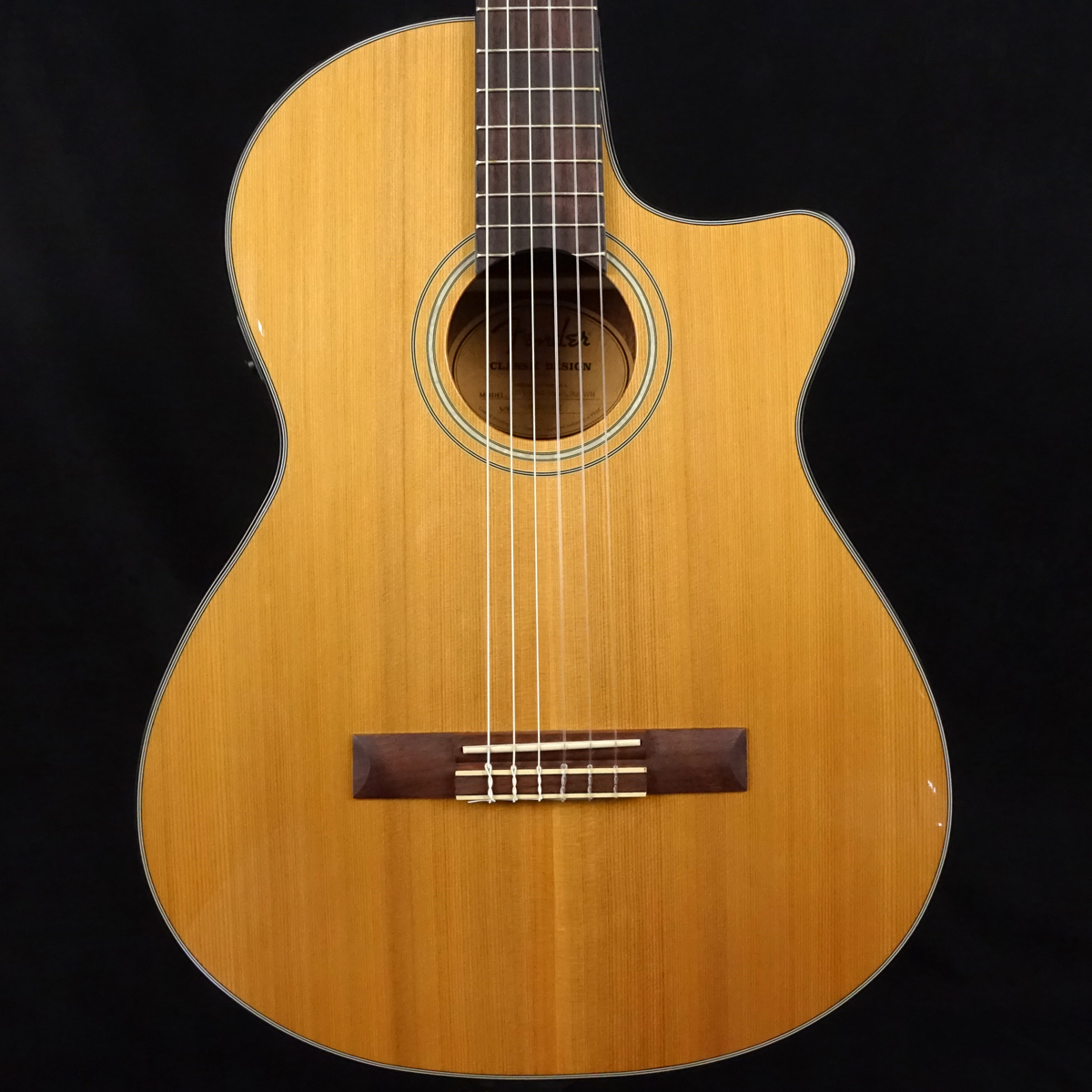 Fender CN-140SCE Nylon Thinline Natural（新品）【楽器検索