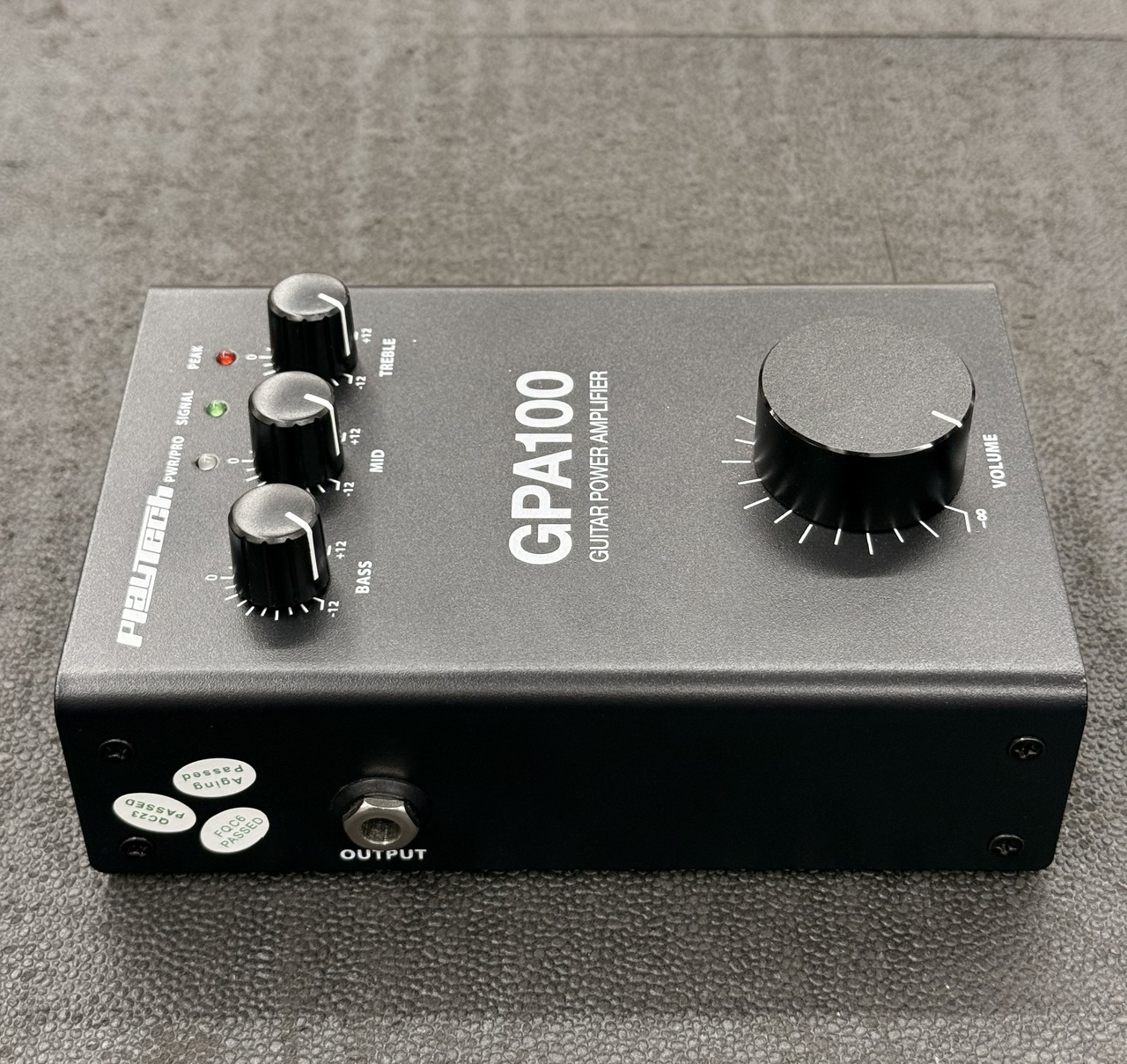 【未使用】PlayTech / GPA100 PLAYTECH プレイテック ペダル型パワーアンプ 190W 4Ω おすすめ