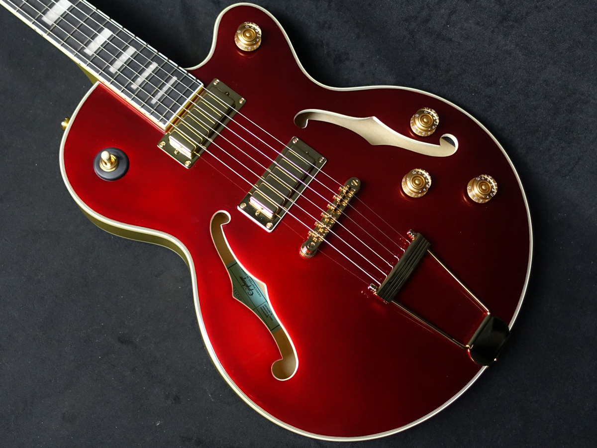 【美品】Epiphone Uptown Kat ES Ruby Redセミアコ Epiphone Uptown Kat ES - Ruby Red Metallic – nafiriguitar.com