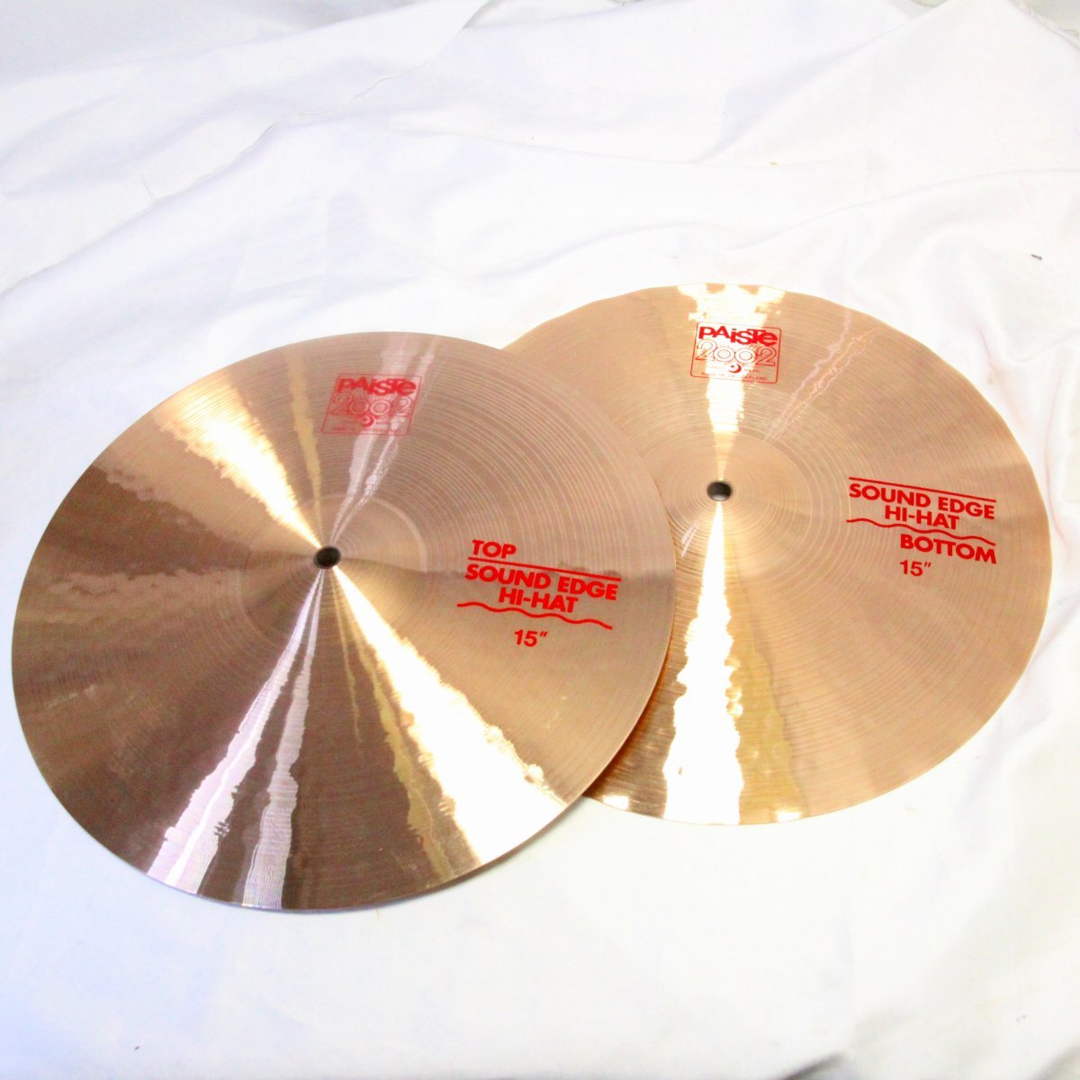 パイステ Paiste 2002 サウンドエッジ ハイハット 15 インチ ペア パイステ2002サウンドエッジ15インチハイハットペア Paiste 2002