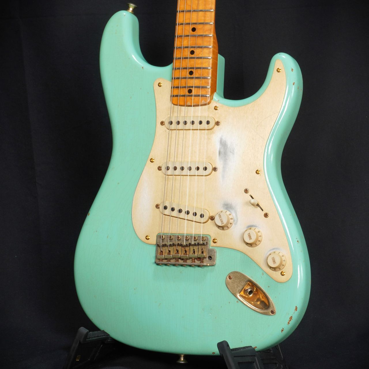 Fender Custom Shop 1956 Stratocaster Relic Gold Parts Surf