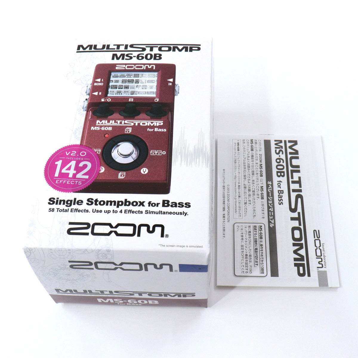 ZOOM MS-60B / MultiStomp Bass Pedal 【池袋店】（中古）【楽器検索