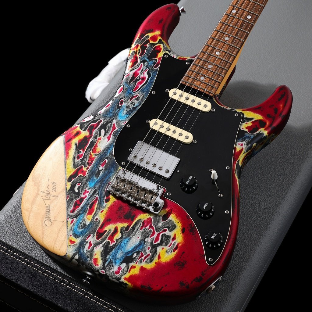 ギター James Tyler Studio Elite 25 Anniversary James Tyler Studio Elite 25th Anniversary Burning Water # 26