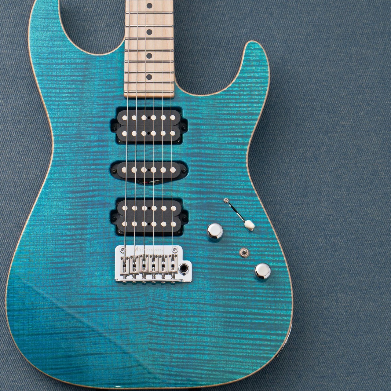 TOM ANDERSON Drop Top w/Special Selection Traditional Flame, Blue