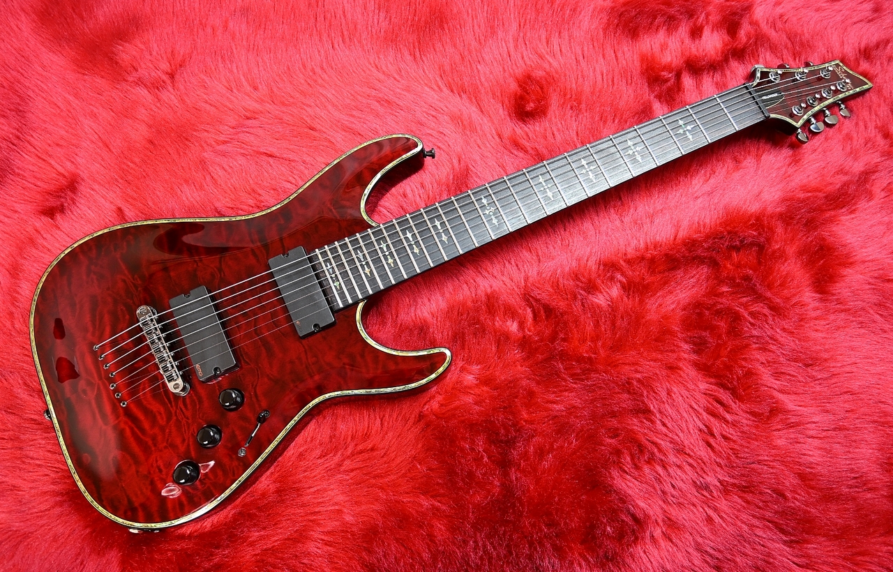 ギター SCHECTER Hellraiser AD-C-7-HR (BCH) Schecter C-7 Hellraiser BCH – United States