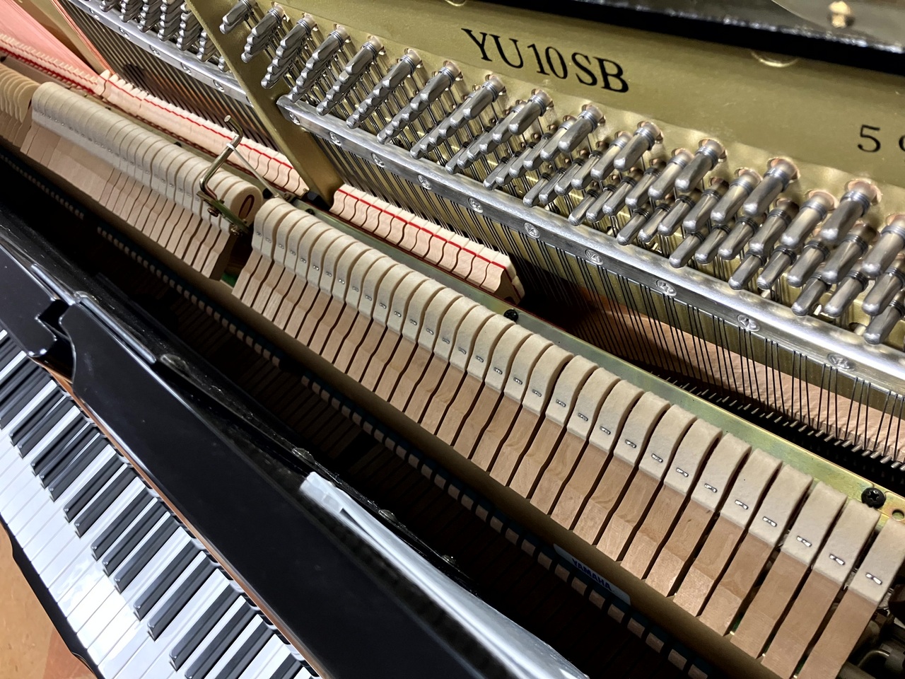 YAMAHA ヤマハ中古ピアノ YU10SB【消音ユニット付き】（中古）【楽器