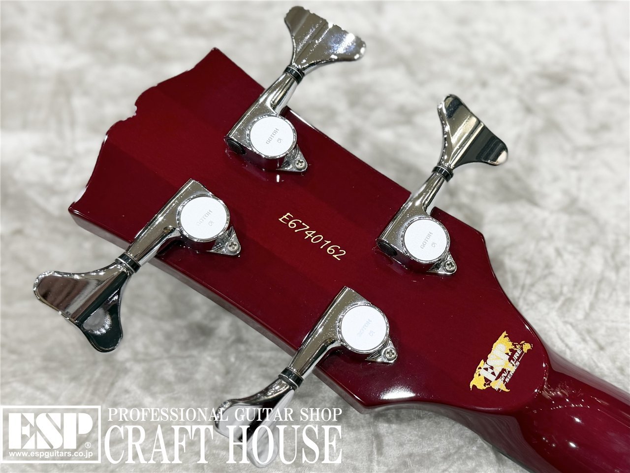 ベース ESP J-TVB-V ESP J-TVB-V / Fire Red（中古/送料無料）【楽器検索デジマート】