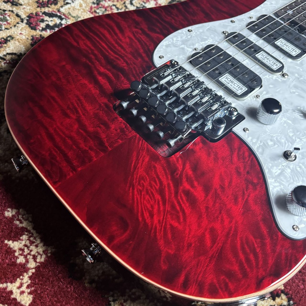 SCHECTER SD-2-24-AL/R RED エレキギター【現物写真】重量3.95kg