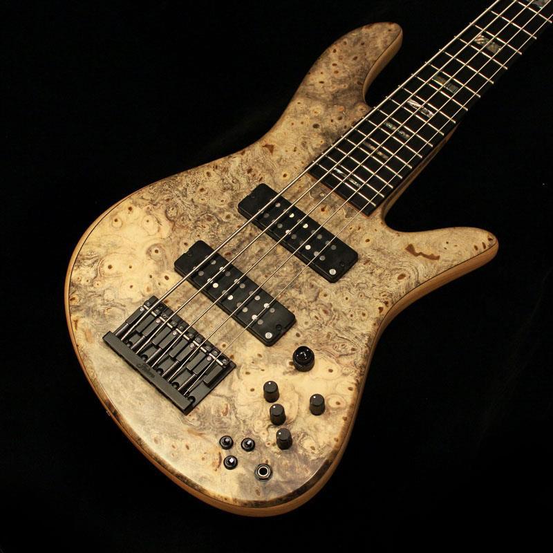 Fodera USED 中古 Emperor 5st Deluxe (Buckeye Burl Top / Abalone
