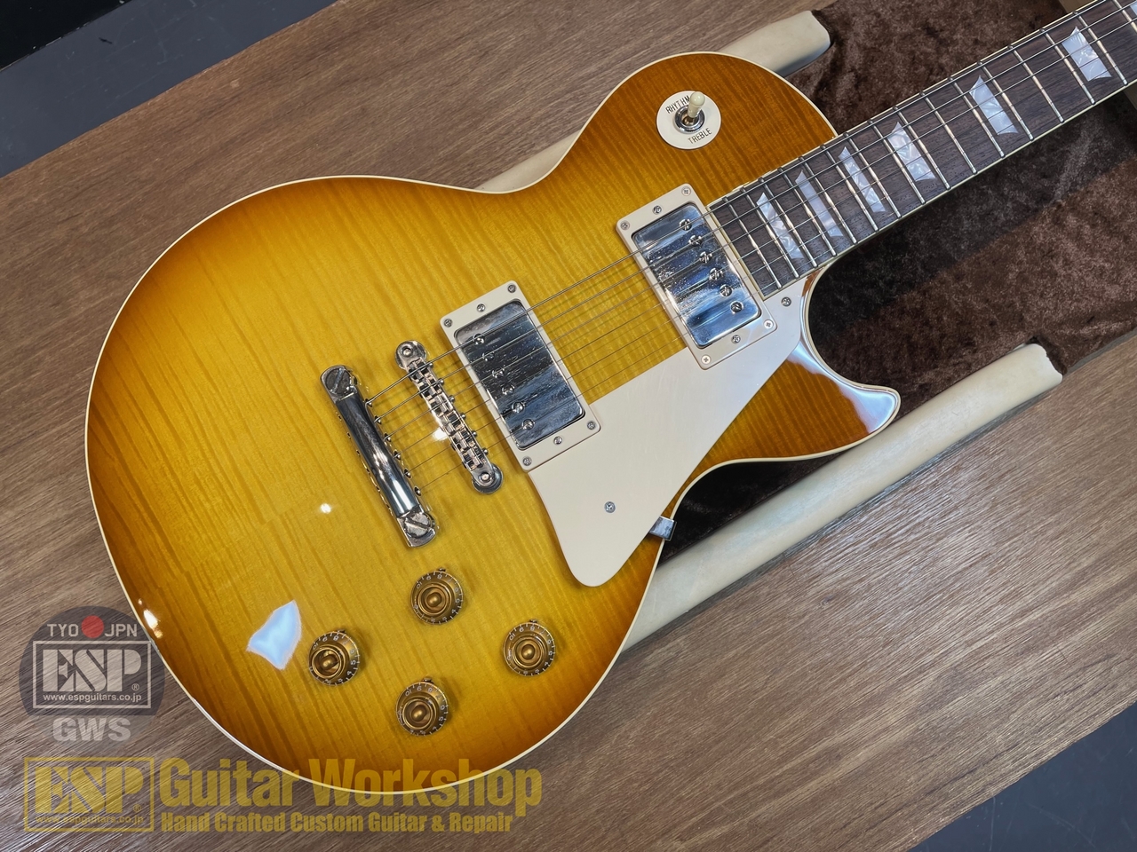 Three Dots Guitars LP-FMT【Honey Burst】（新品/送料無料）【楽器 