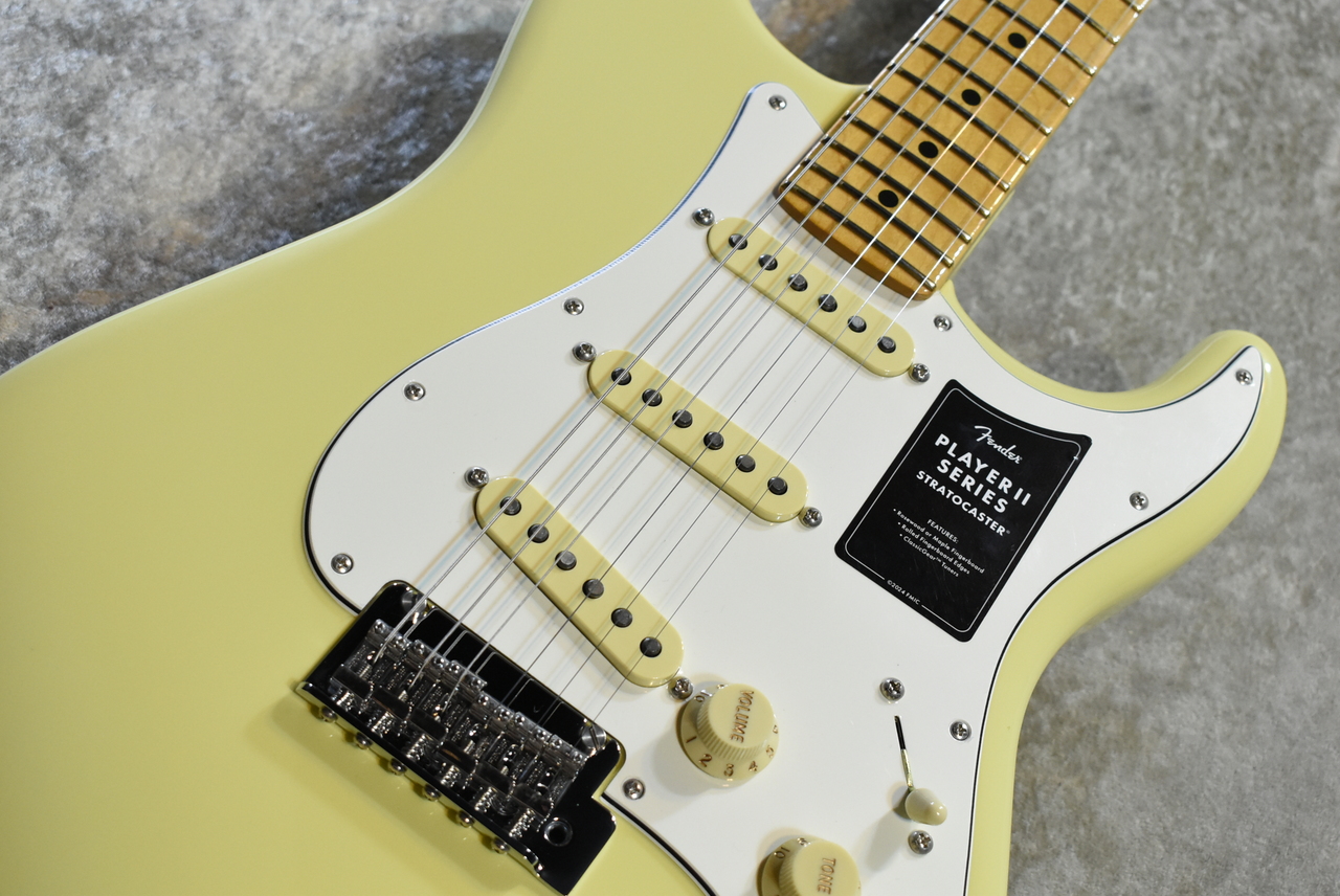 Fender PLAYER II STRATOCASTER Hialeah Yellow #MXS240919115