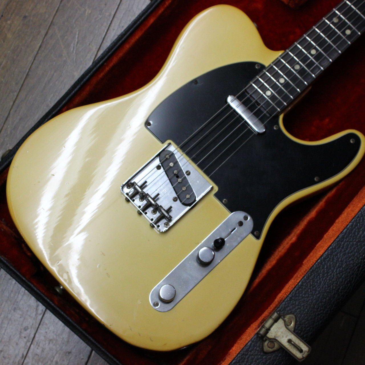 Fender Telecaster 1977년 제작 로즈 지판 펜더 텔레캐스터 올림픽 화이트입니다 사진 2