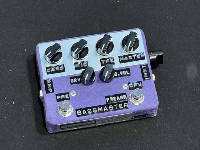 Shins Music Bass Master Preamp Pro+ Purple suede BMP1 PRO+ ベース
