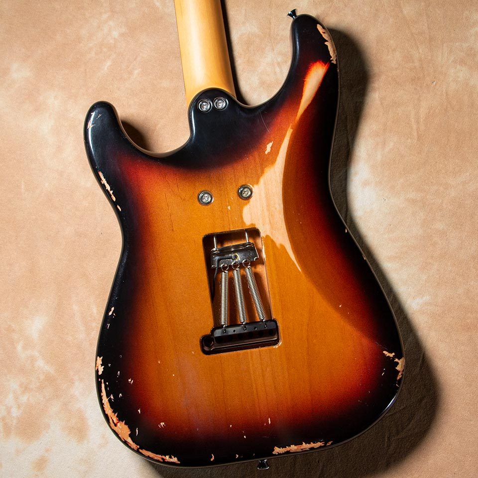 ベアナックル ザミュール infinite Trad Fullsize ST SSH 3-Tone Sunburst w/ Bare