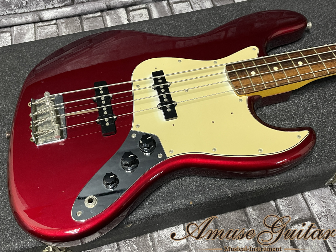 Fender Japan JB-62 # Old Candy Apple Red 2010~2012年製【Dyna Factory Made】w/ Fender Logo Soft Case 4.47kg（中古）【楽器検索デジマート】