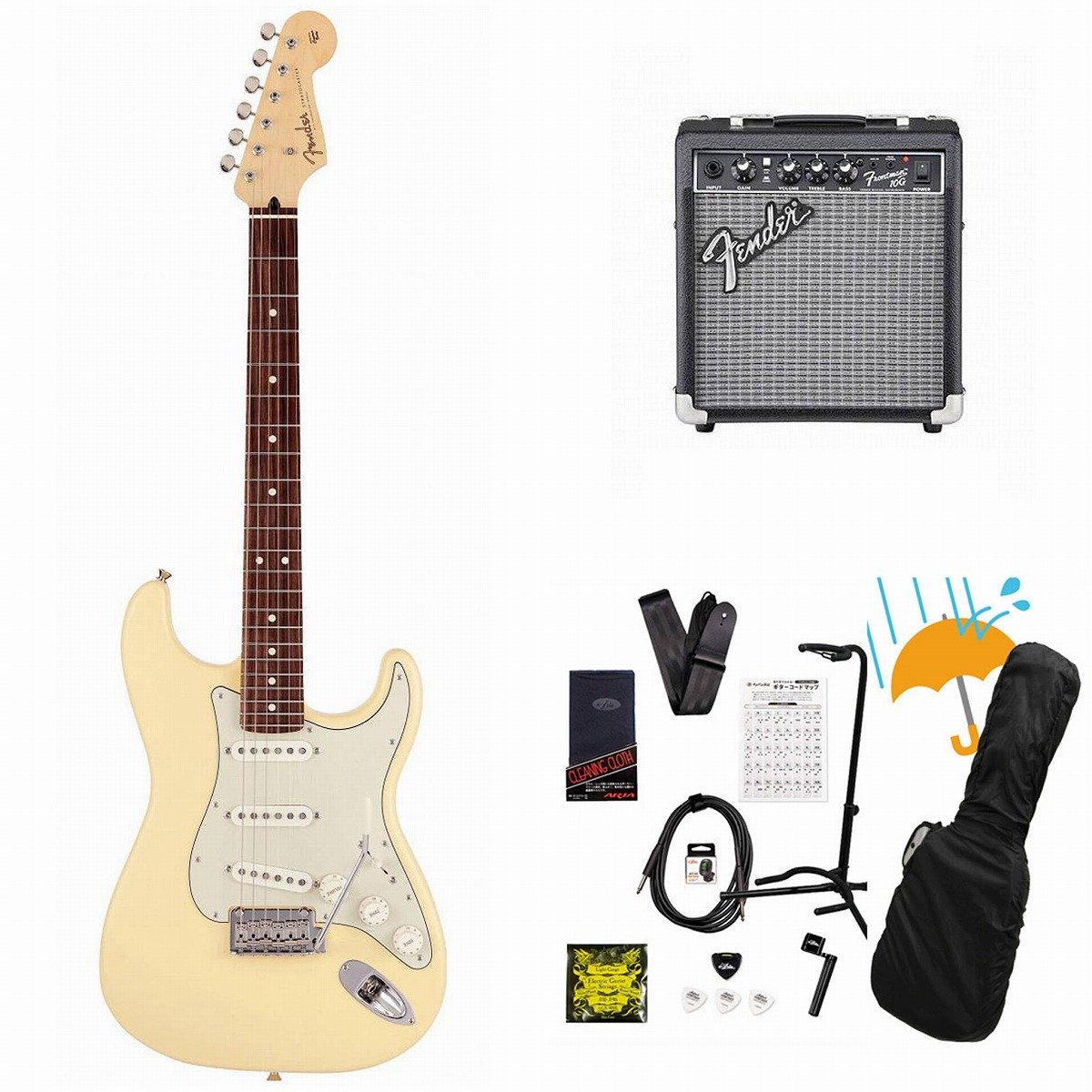 Fender MIJ Junior Collection Stratocaster Satin Vintage White