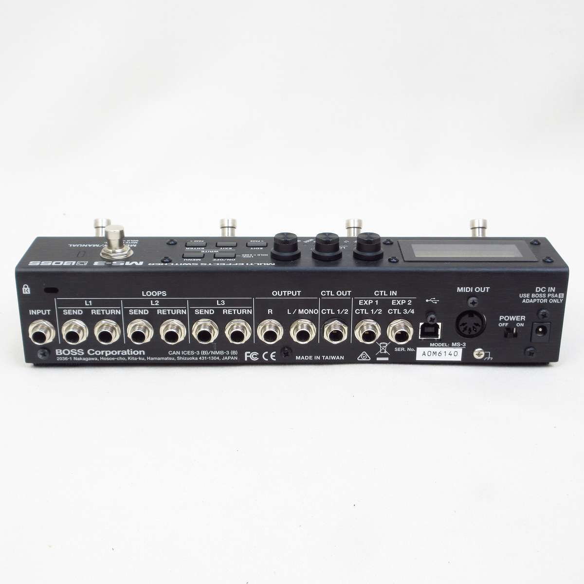 BOSS MS-3 Multi Effects Switcher マルチエフェクター スイッチャー