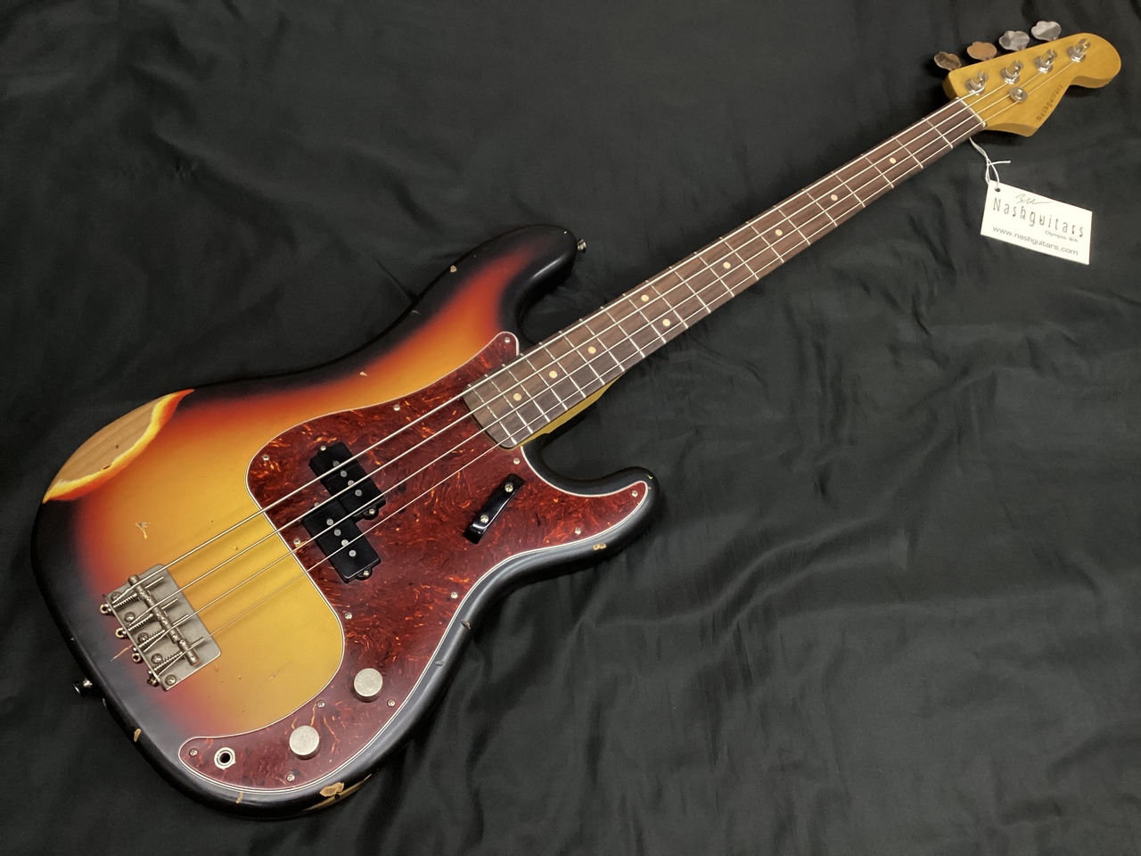 Nash Guitars PB-63/3Tone Burst/Alder/AM-863 (ナッシュ PBタイプ