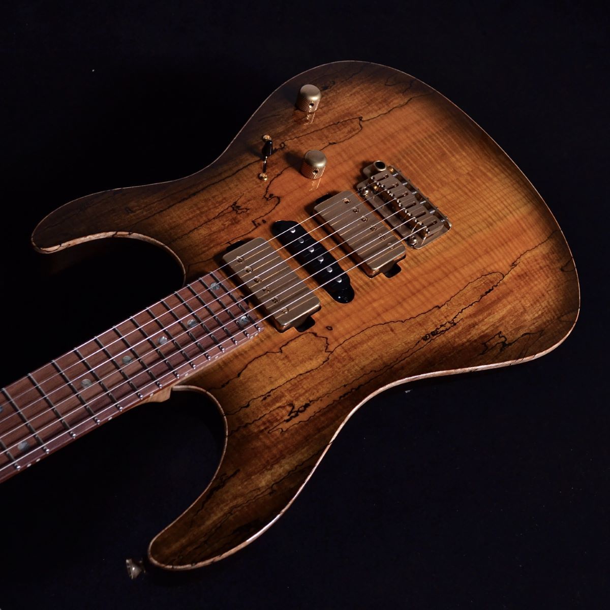 T's Guitars DST-Pro24 5A Roasted Flame Maple Neck / Brazilian