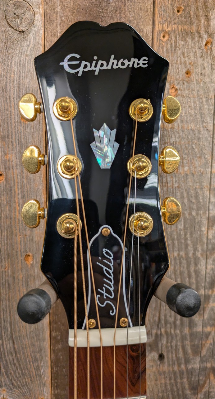 Epiphone J-200 EC Studio Parlor VS 【エレアコ】（新品特価）【楽器