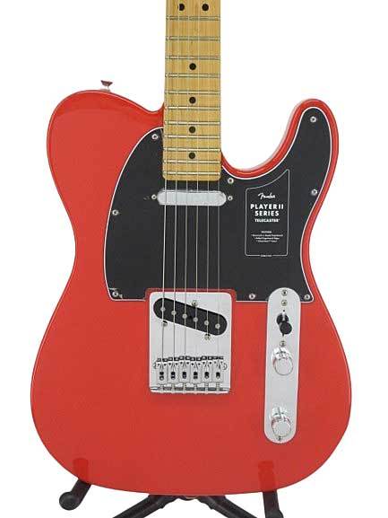 FENDER Mexico PLAYER II テレキャスター 美品 Fender Mexico Player II Telecaster / Maple Fingerboard Coral Red