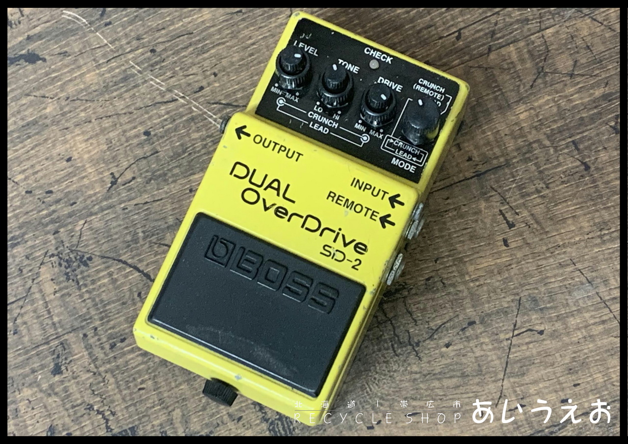 日本最大の 売り切りBOSS SD-2 OverDriveミニノブ欠品 幻の名機