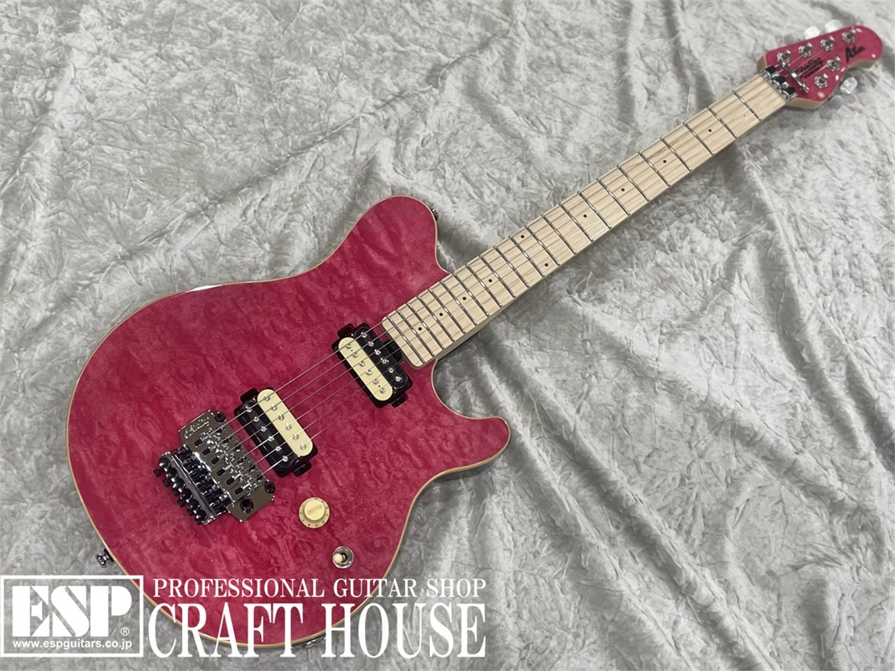 ギター Sterling by MUSIC MAN AXIS AX40 Pink STERLING by Musicman AXIS AX40 Trans Pink スターリン