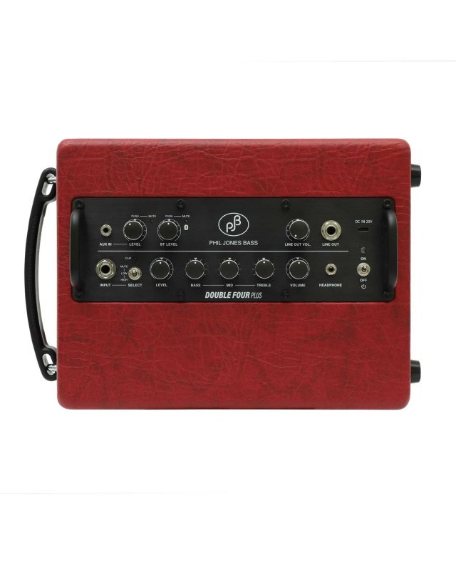 Phil Jones Bass PJB Double Four Plus Red with 専用ケース（新品 