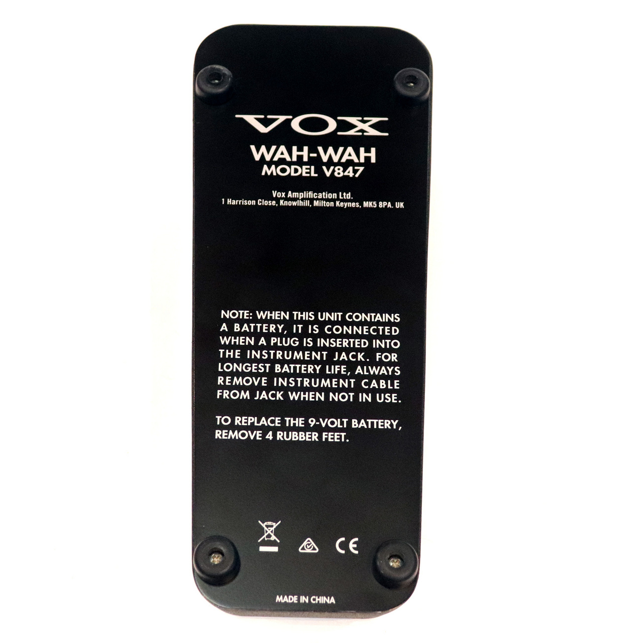 VOX V847-A Wah Pedal（中古）【楽器検索デジマート】