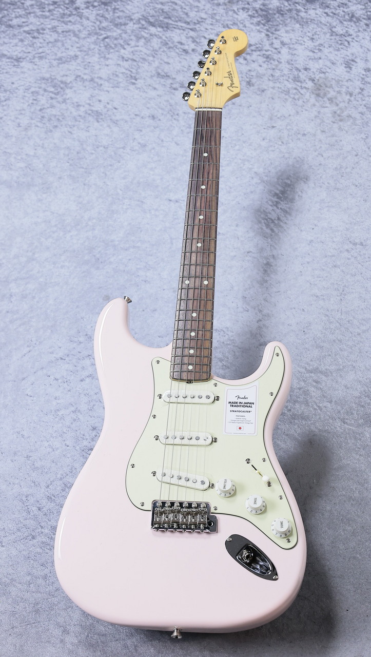 d*s様 Fender Japan Stratocaster エレキギター Fender Made in Japan Traditional II 60s Stratocaster -Shell Pink
