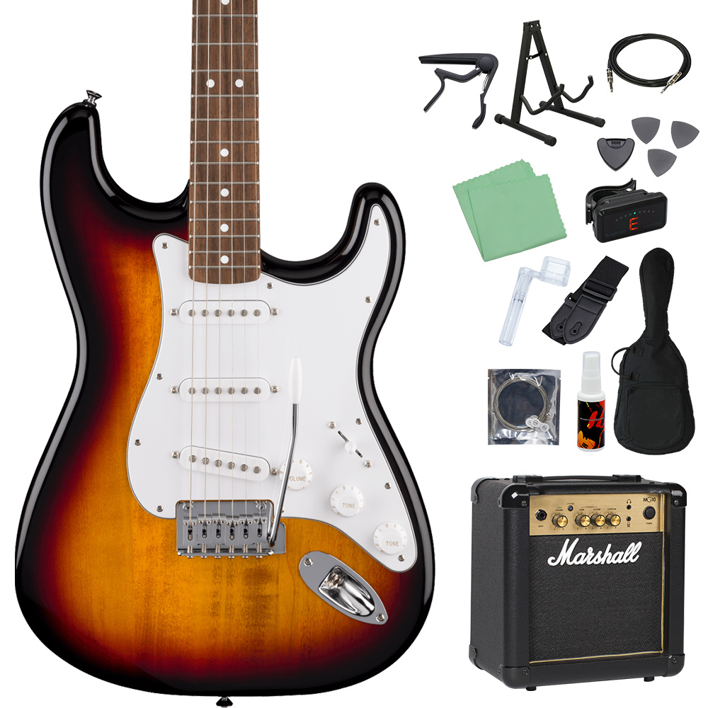 Fender Standard Stratocaster エレキギター初心者14点セット 