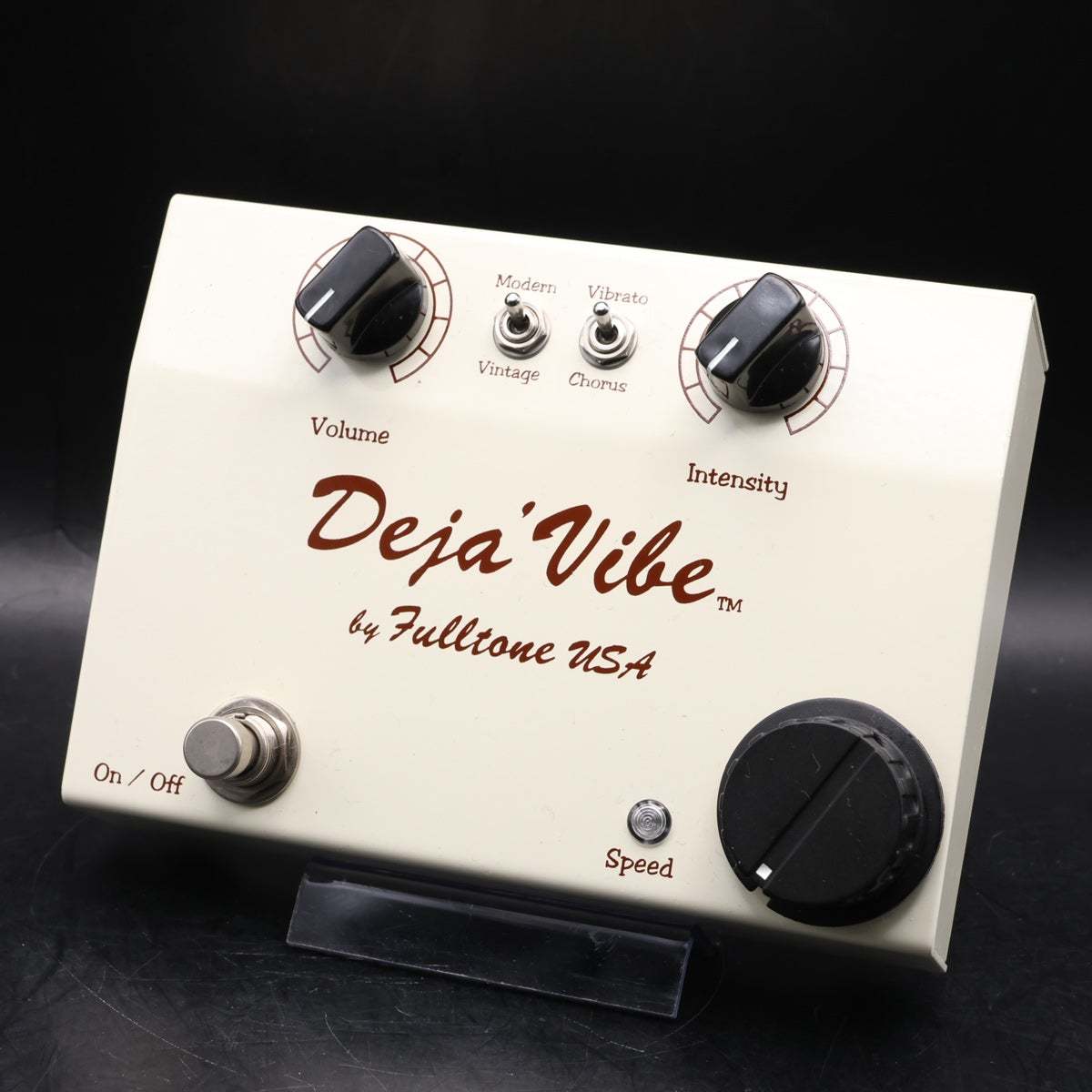 Fulltone Deja Vibe MDV-1 美品 元箱・ACアダプター付 Fulltone MDV-1 Mini Deja Vibe Cream Box 【福岡店】（中古/送料無料