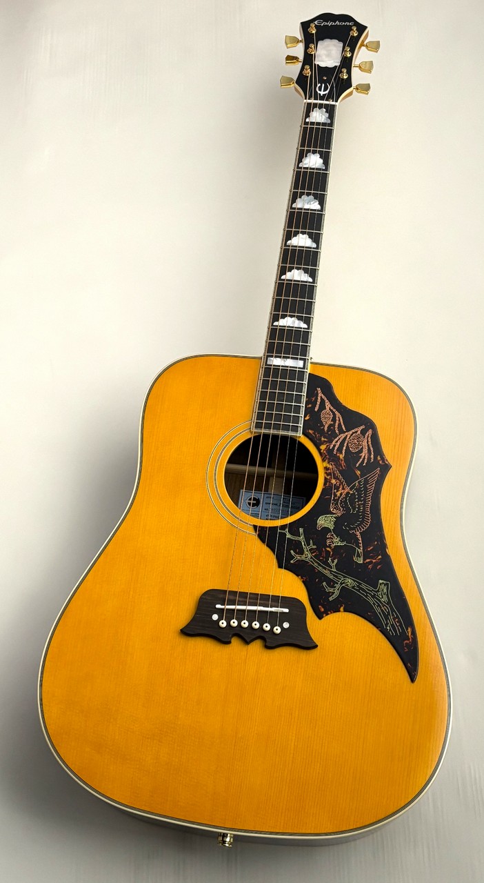 Epiphone 　MasterbiltＪ200、オール単板ギター アコースティックギター】Epiphone「Masterbilt J-200 AVSG」が