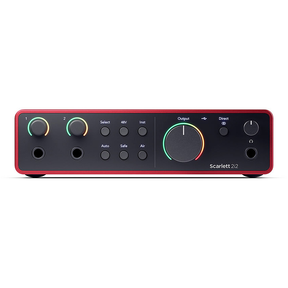 Focusrite Scarlett 2i2 Gen4 【人気オーディオインターフェースの第4