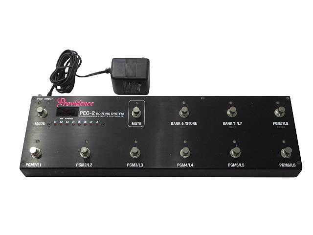 PROVIDENCE PEC-2 ループスイッチャー 純正アダプター付き Providence PEC-2 Effect Loop Controller【鹿児島店】（中古/送料無料