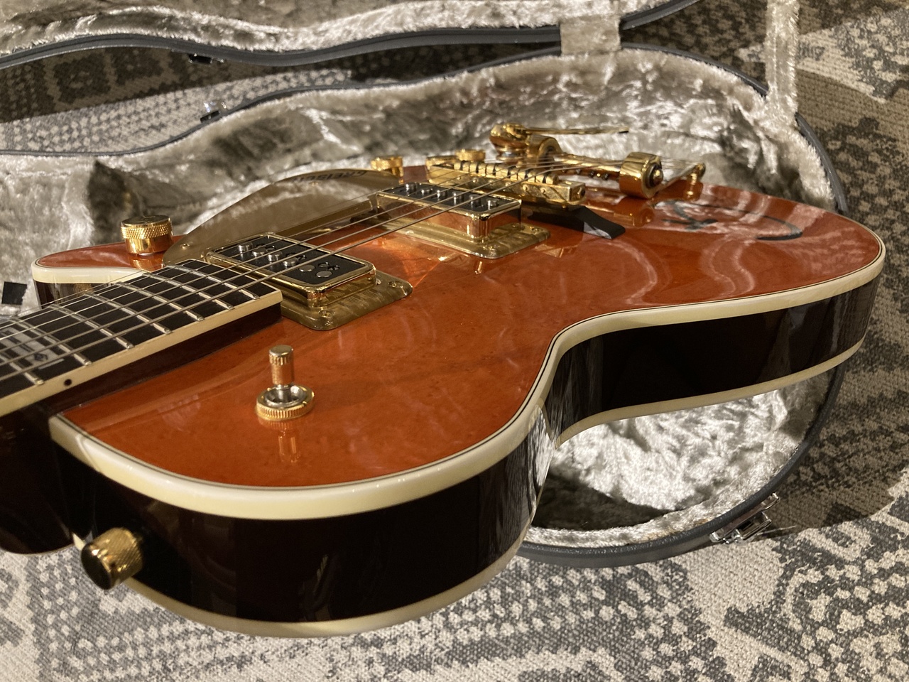 Gretsch 6121 Round Up Orange Stain `99 w/TV Jones T-ARMOND（中古）【楽器検索デジマート】