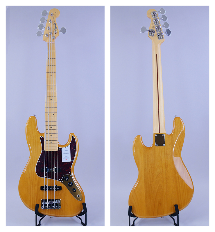 Fender Made in Japan Hybrid II Jazz Bass V 2024 (Vintage Natural 