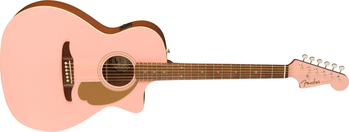 Fender FSR Newporter Player Walnut Fingerboard Shell Pink アコギ